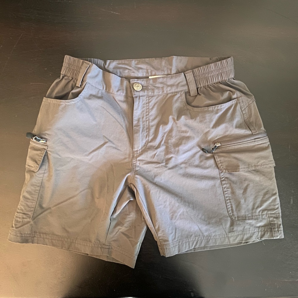 High-waisted Dark Grey Naviskin Hiking/Traveling/Cargo Shorts Women’s Medium